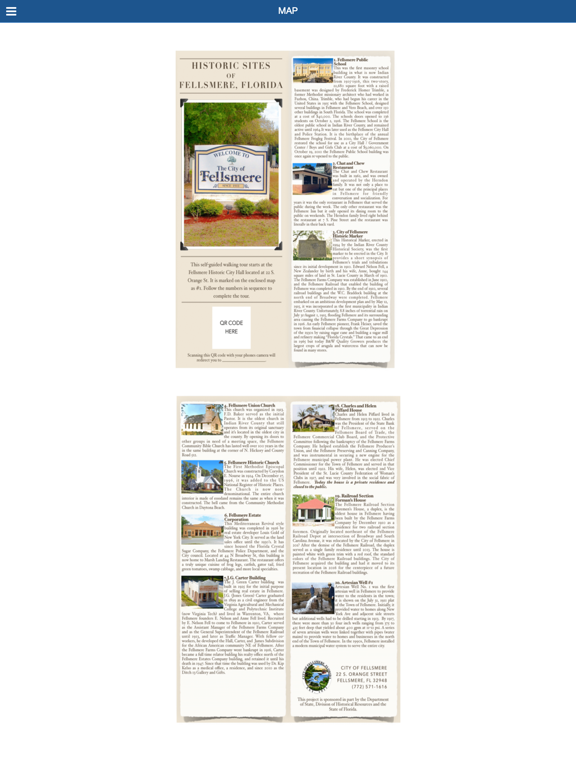 Fellsmere History Walking Tour iPad screenshot 4 - Reference app