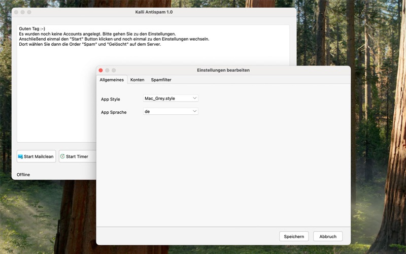 Kalli Antispam app screenshot 3