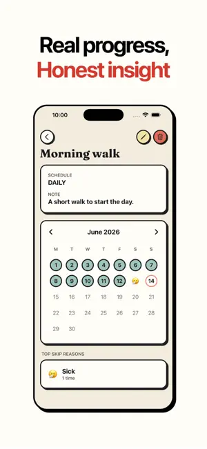 Silent Habits: Daily Tracker screenshot 2
