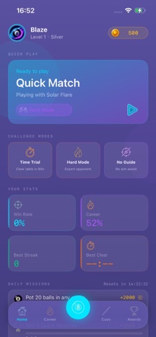 8 Ball Blaze: Neon Cue screenshot 1