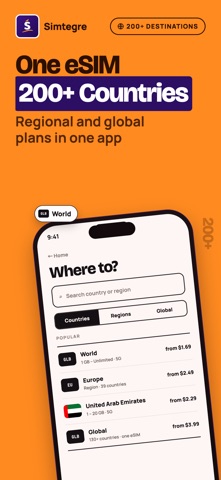 Simtegre eSIM: Travel Internet Screenshot 6 of 8