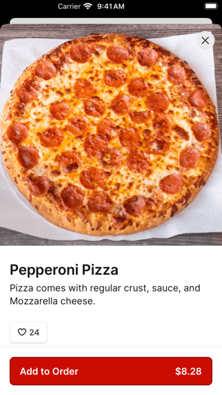 Fiesta Pizza Upland iPhone screenshot 4 - Food & Drink app