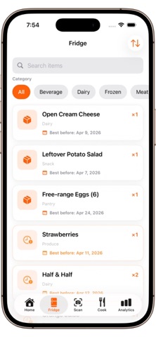 ReFresh – Smart Food Inventory screenshot