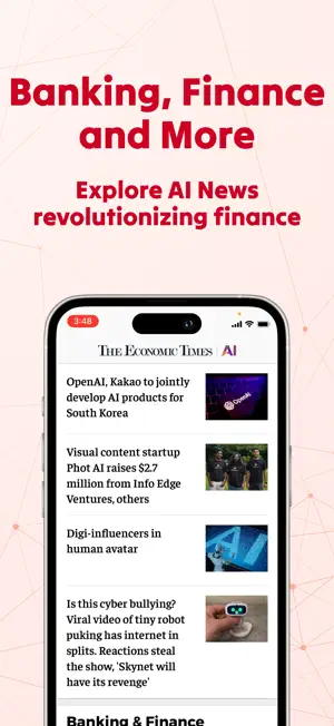 ET AI: On-the-Go AI News App screenshot 2