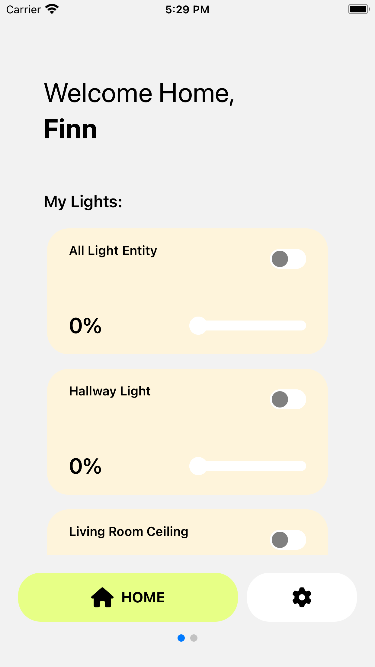 Home Connect: Modern UI for HA