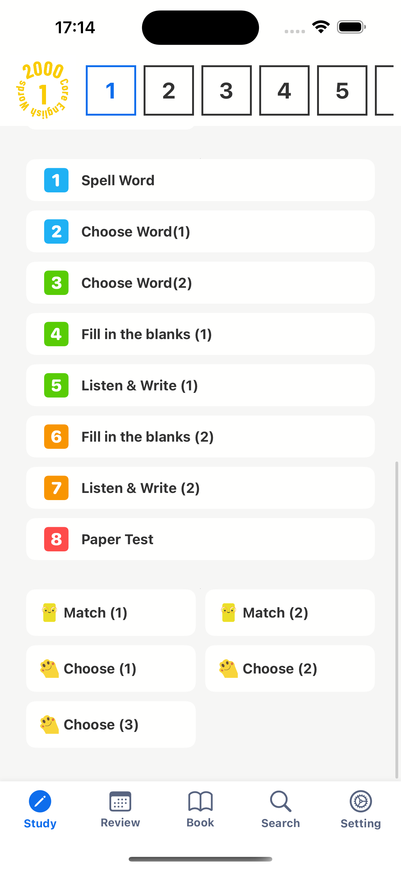 2000 Core English Words (1)