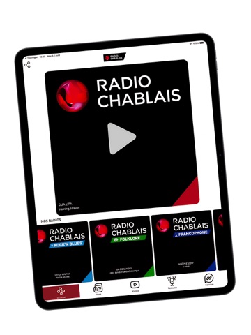 Radio Chablais iPad screenshot