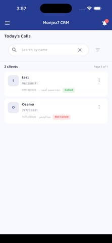 Monjez7 CRM screenshot