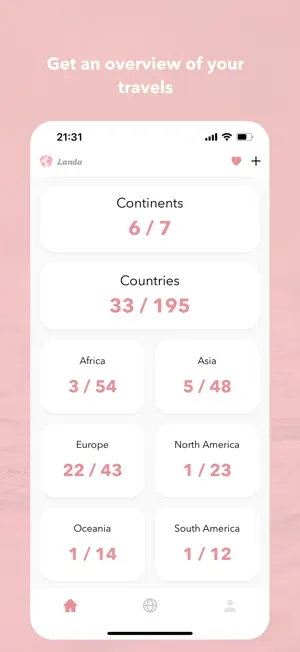 Landa - Travel Tracker screenshot 3