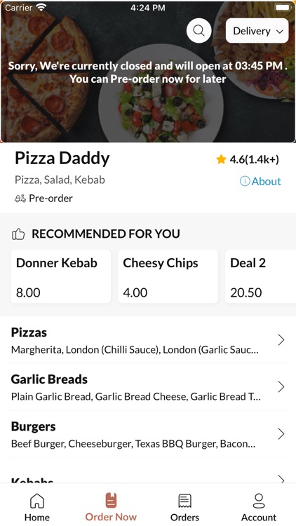 Pizza Daddy.