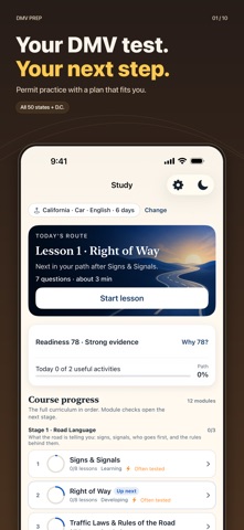 DMV Practice Test: DMV Prep Screenshot 1 of 10