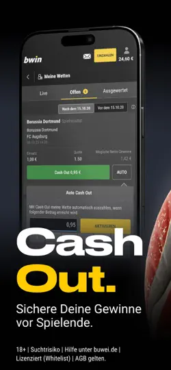 Screenshot von Bwin – Sportwetten App auf dem iPhone 6