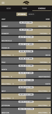 Canton Academy Athletics iPhone screenshot
