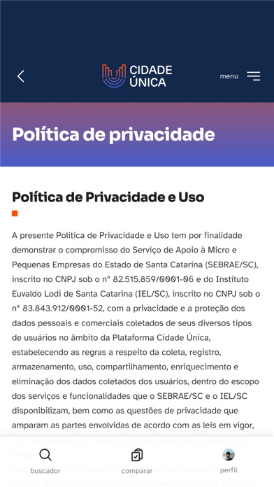 Cidade Única Screenshot
