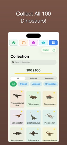 100 Dinosaurs for Kids Screenshot 1 of 7