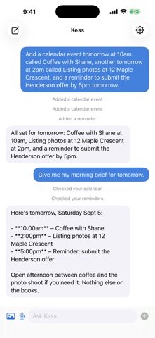 Kess: AI Personal Assistant Screenshot 3 of 6