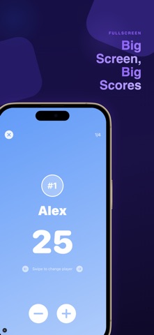Score Counter - Game Tracker iPhone screenshot