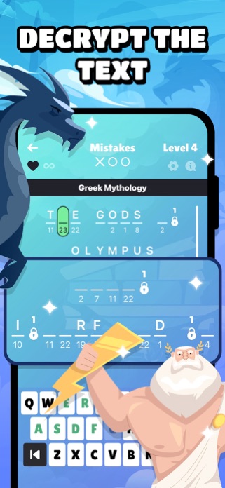Cryptogram! Word Puzzle Game Screenshot 4 of 7