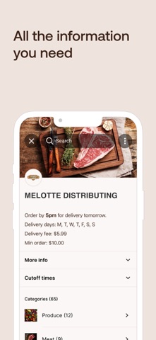 Melotte Distributing screenshot