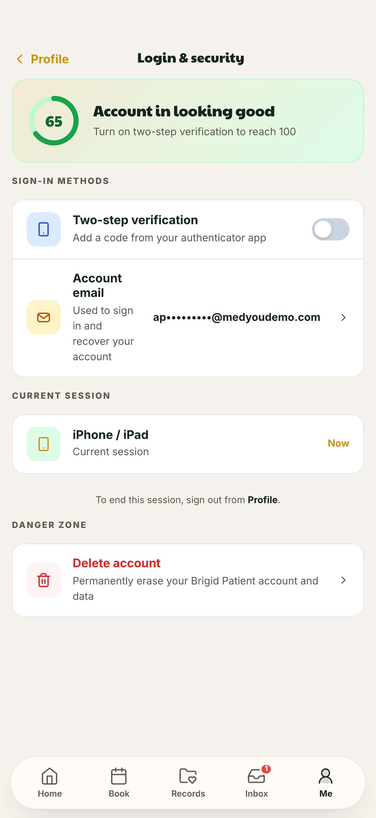 Screenshot 7 of Brigid Patient