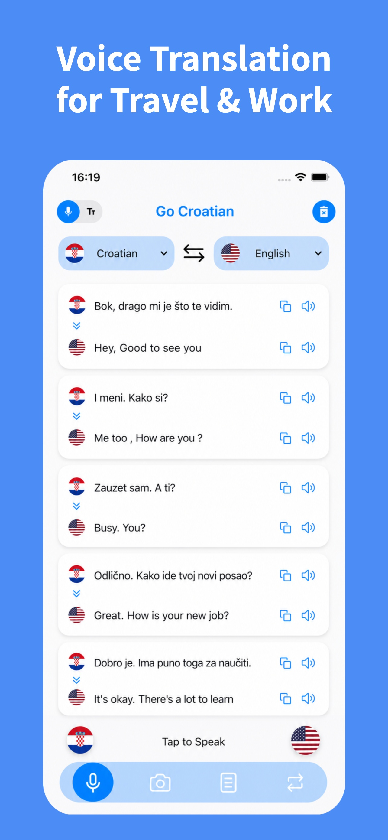Croatian Translator : Voice screenshot 2