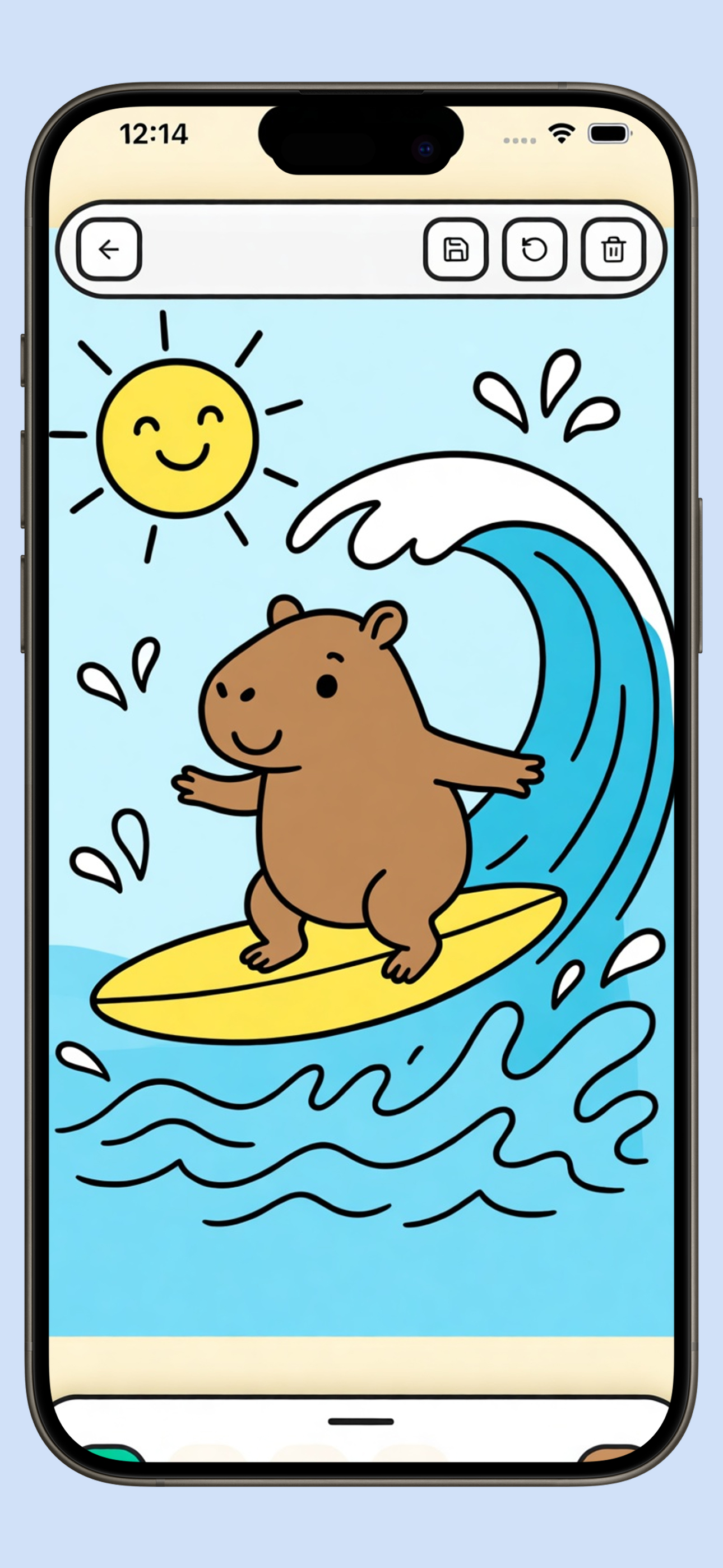 Capybara Coloring Book