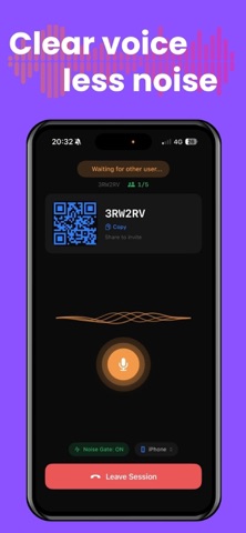 WhisperLink Voice screenshot