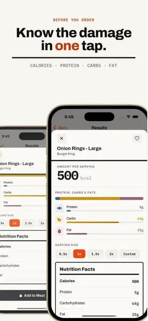 FlipCal: Food by Calories screenshot 4