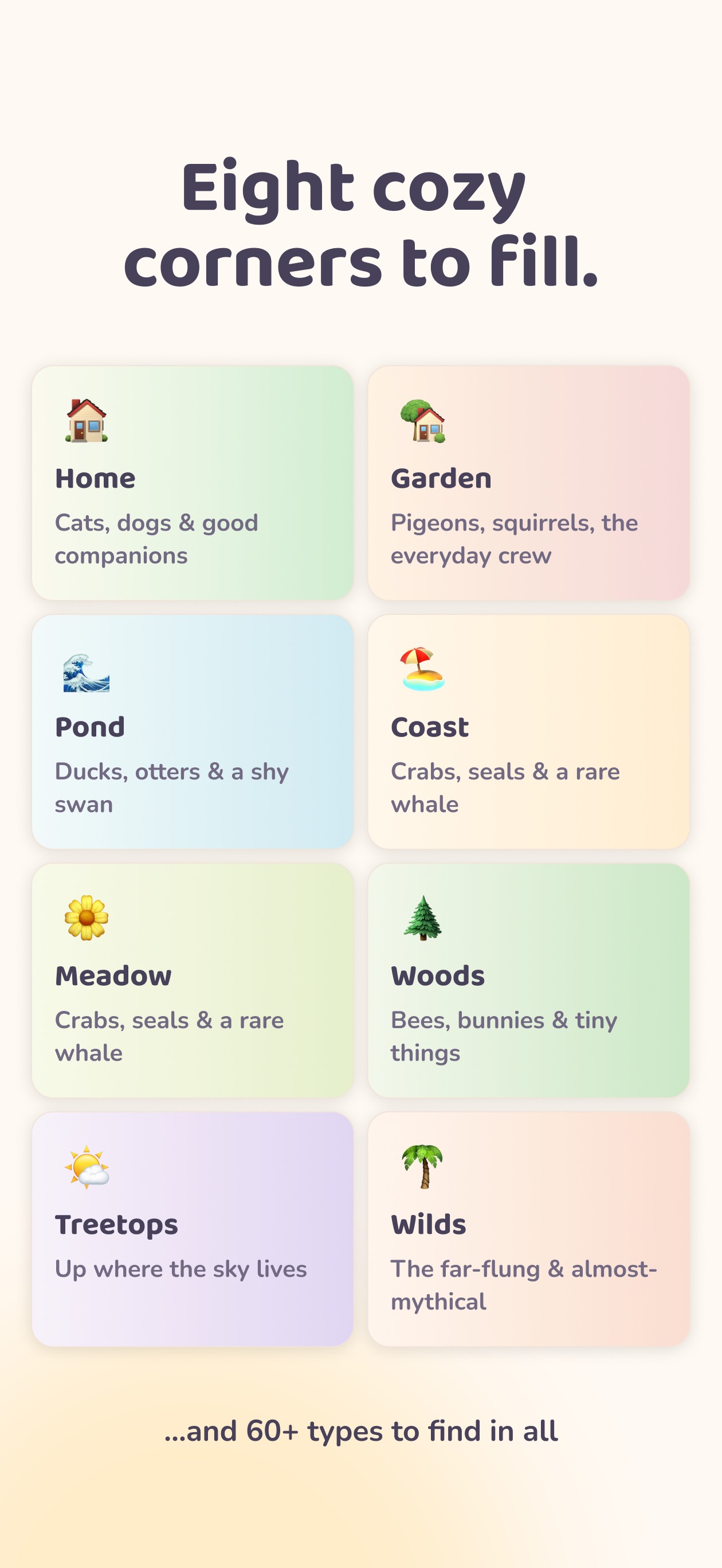 Screenshot 6 of Grove - Cozy Wildlife Game