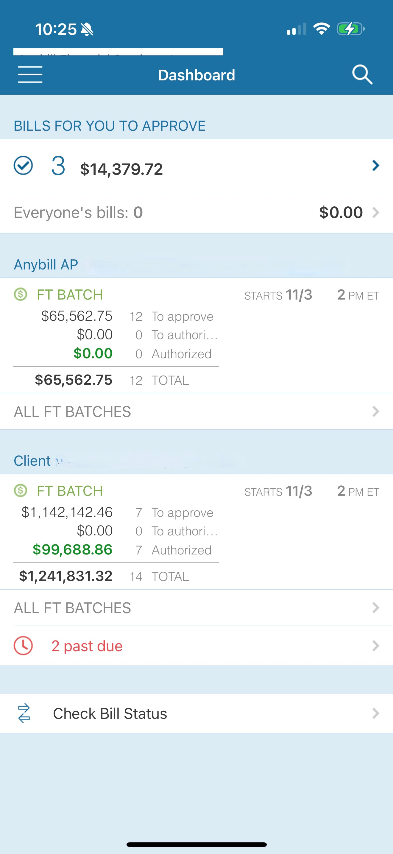 Anybill Mobile App
