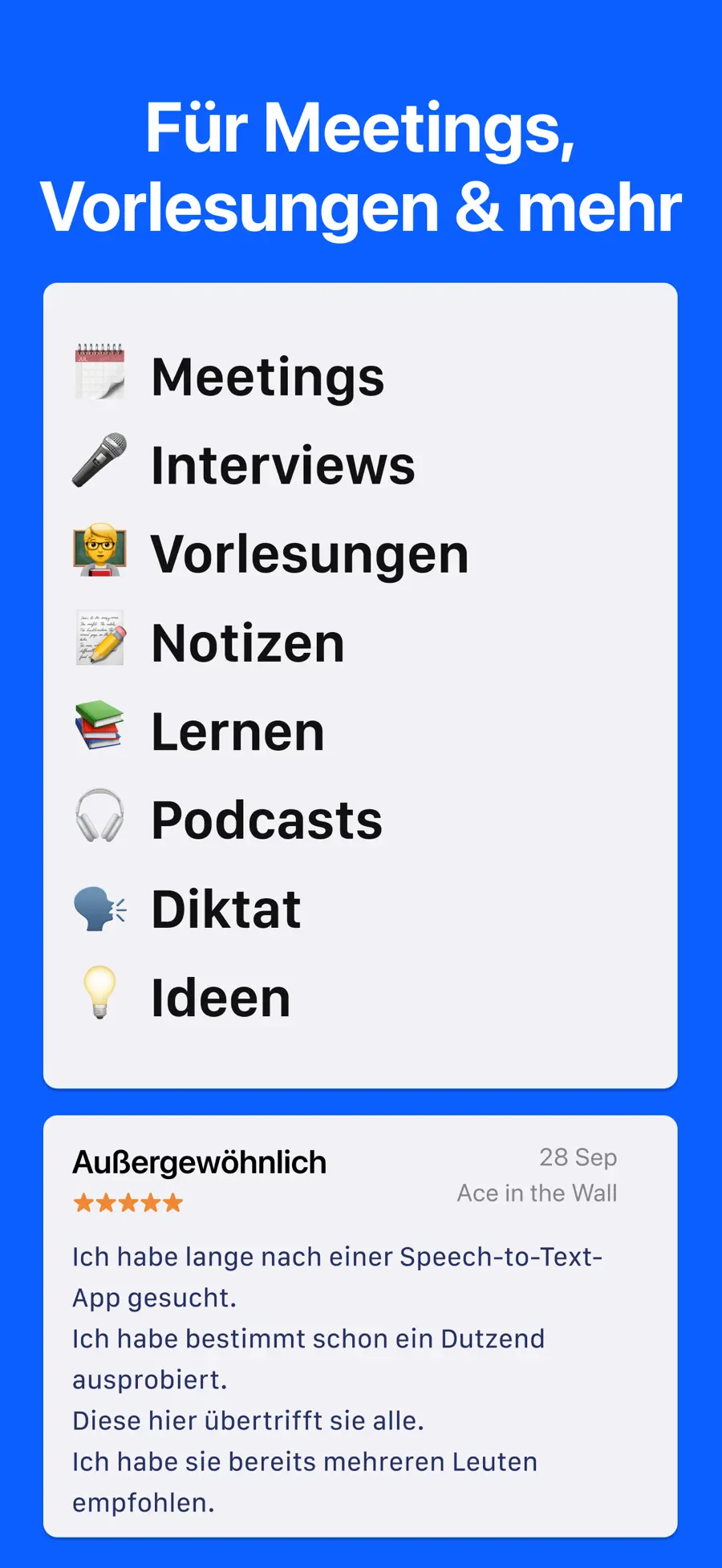 LoroNote - KI Sprache zu Text screenshot 7