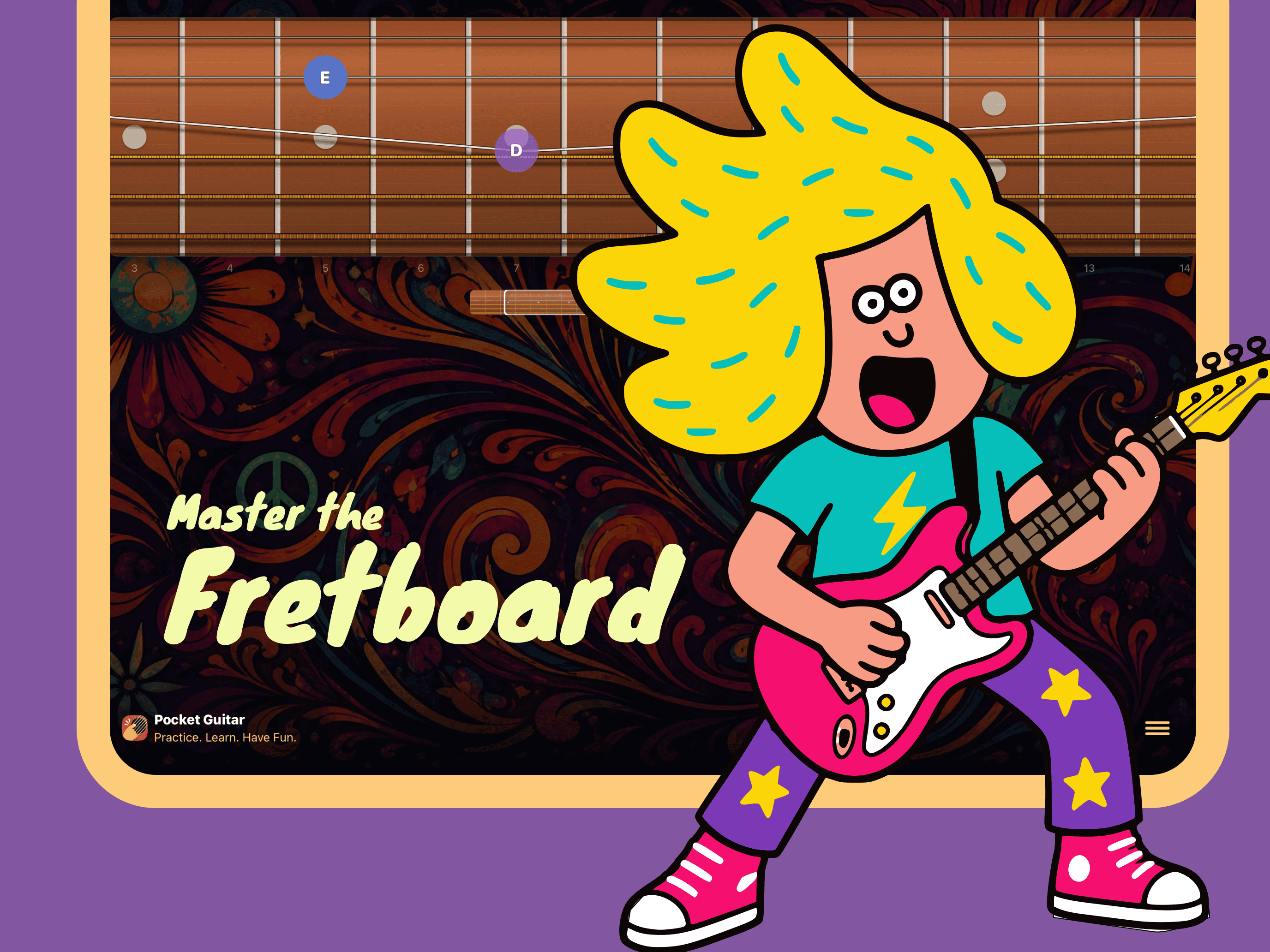 Pocket Guitar - Fretboard screenshot 8