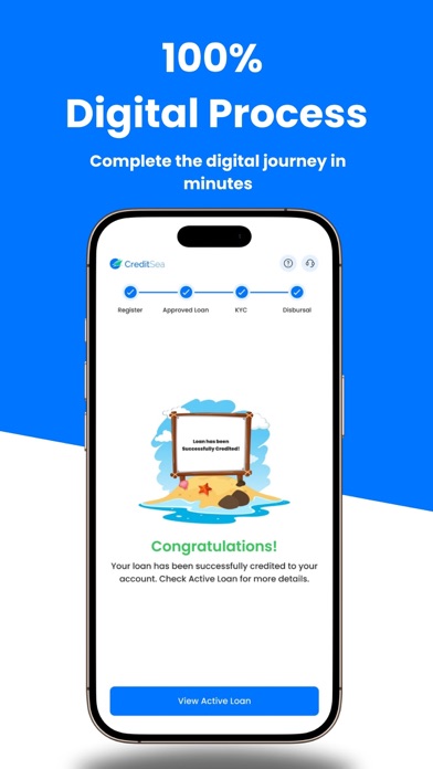 CreditSea: Personal Loan App iPhone screenshot 2