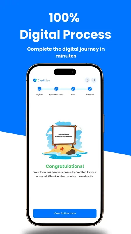 CreditSea: Personal Loan App screenshot 2 of 5