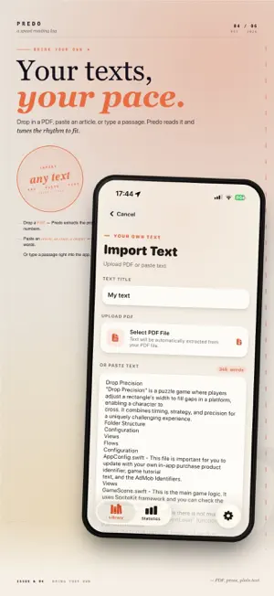 Predo: Speed Reading Trainer screenshot 4