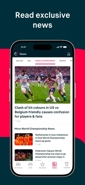 Flashscore: Live Scores & News iPhone screenshot 4