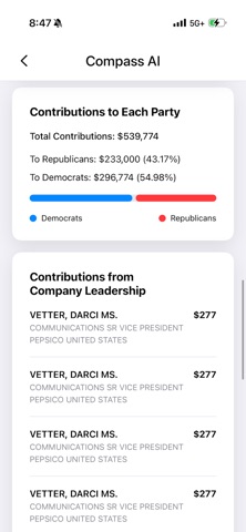 CompassAI - Brand Navigator iPhone screenshot