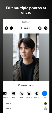 Size Ready: Fit Photo & Layout iPhone screenshot