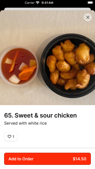 Wang Chinese iPhone screenshot 4 - Food & Drink app