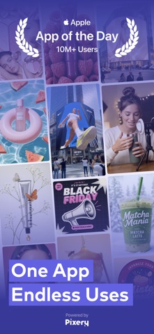 Impresso - Video & Logo Maker App Store preview screenshot 1
