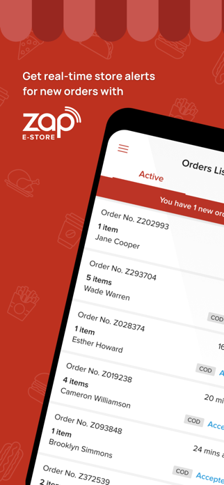ZAP E-Store Merchant Screenshot 1 of 4