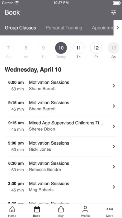Culture Fitness Screenshot
