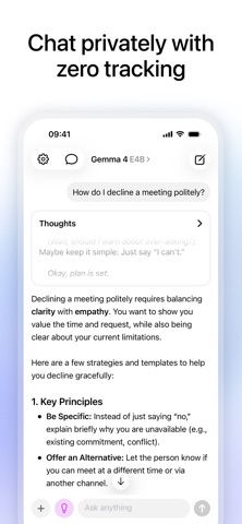 Locally AI by LM Studio iPhone screenshot