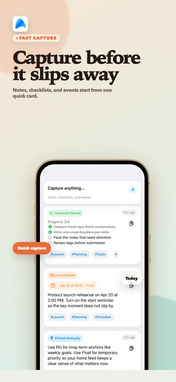#2. FlowIt: Float Notes (iOS) By: 立峰 顾