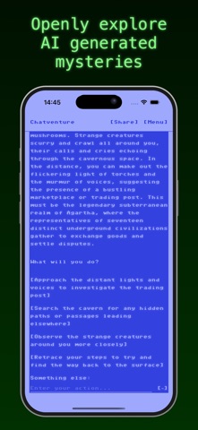 Chatventure: AI text adventure Screenshot 2 of 3