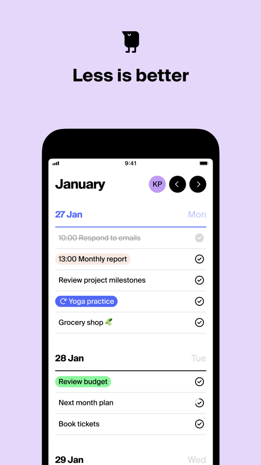 #1. Tweek: Minimal To Do List (iOS) 由: SCADA SIA