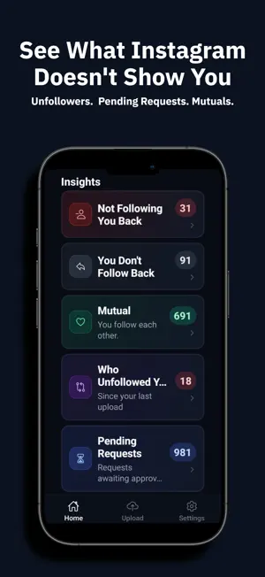 Follinfo: Unfollowers screenshot 1