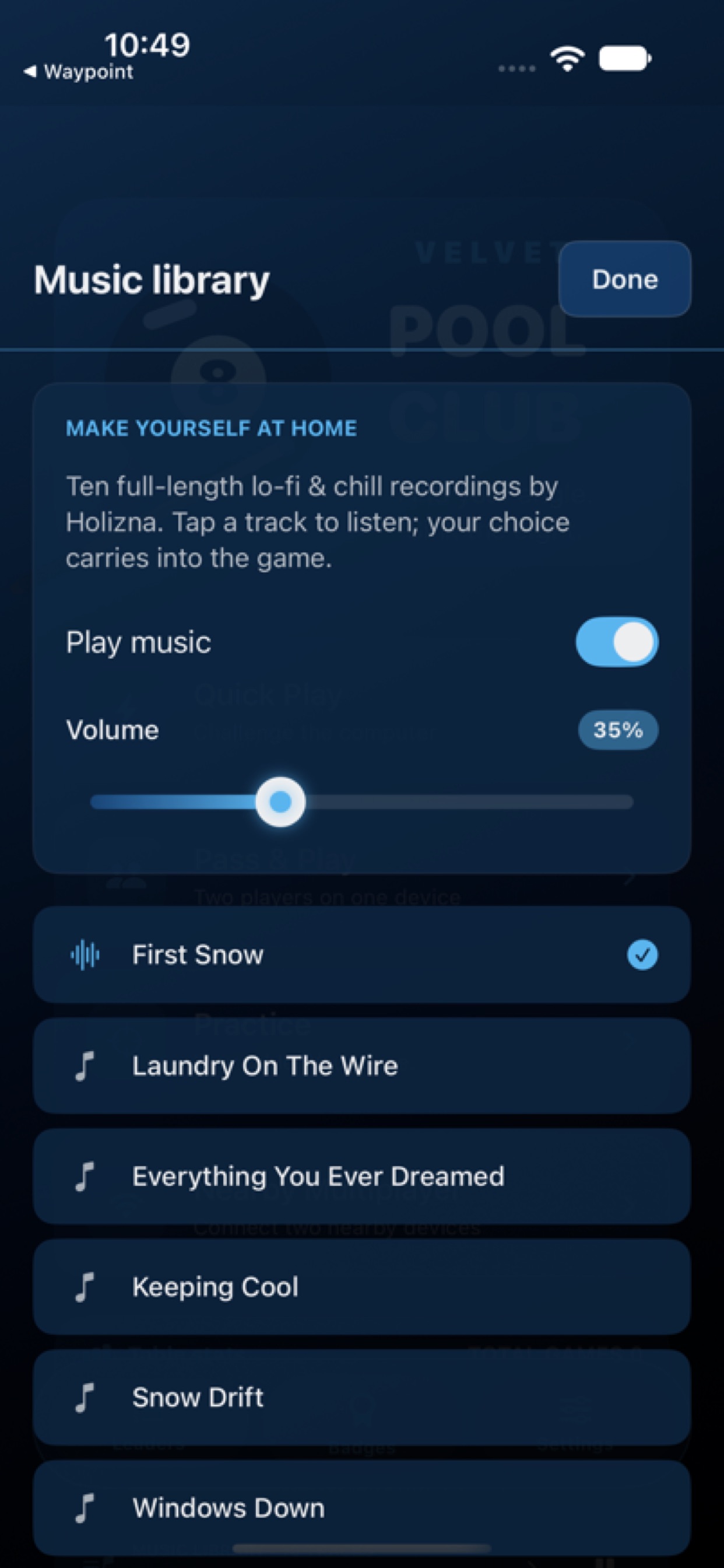 Screenshot 4 of VelvetPool