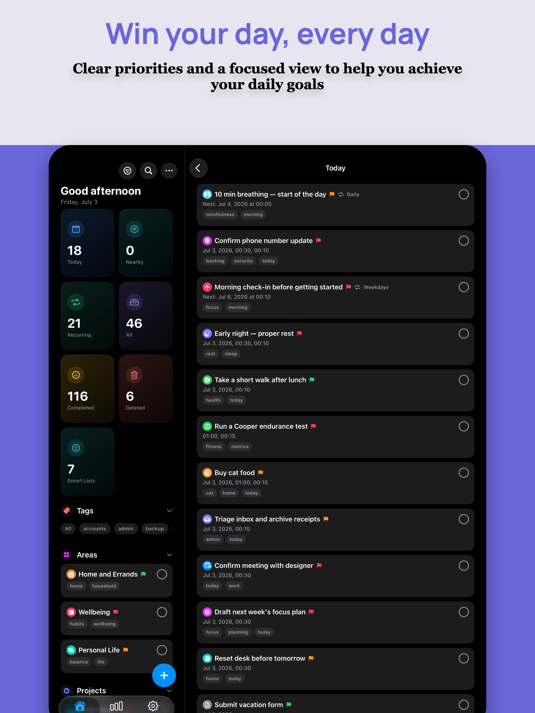 Mement: Smart GTD Planner screenshot 17