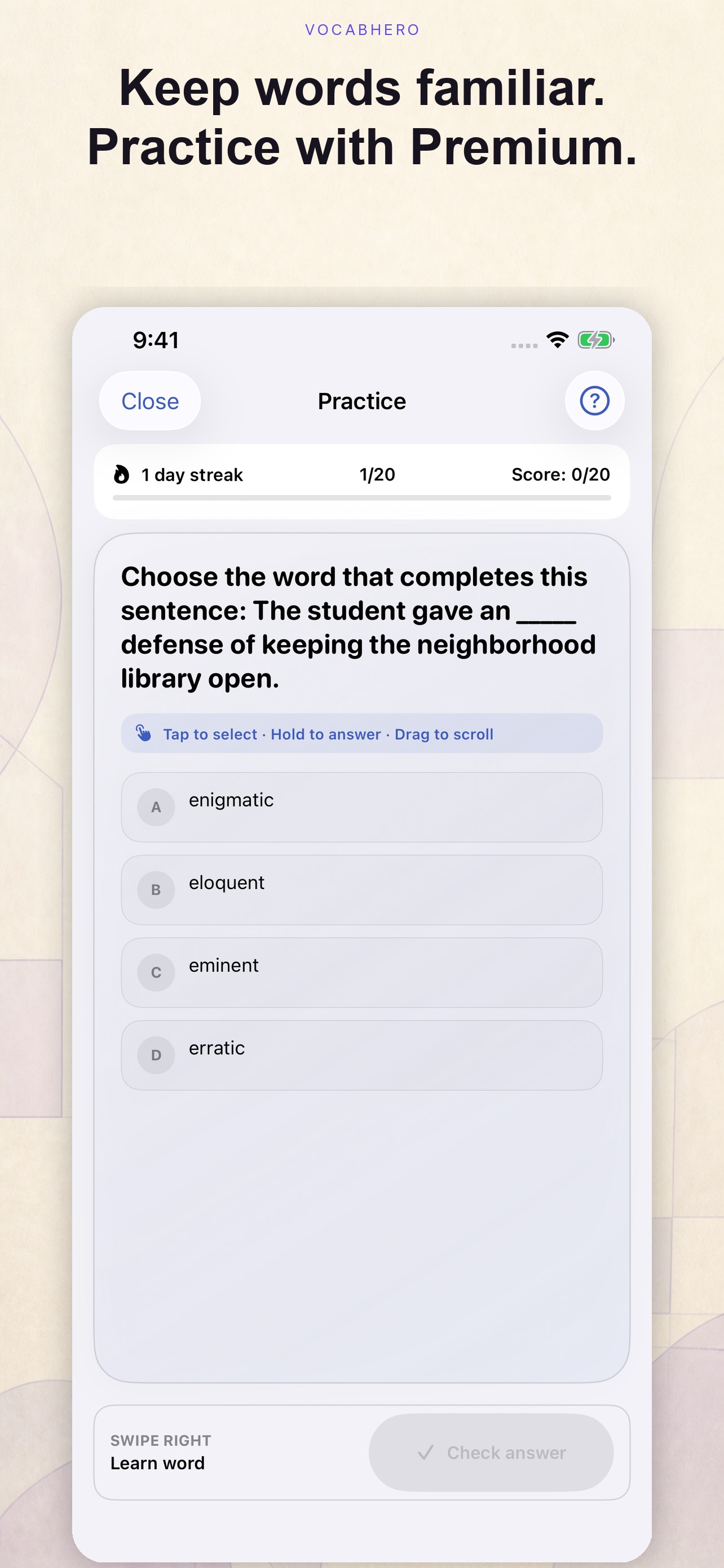 Screenshot 5 of VocabHero